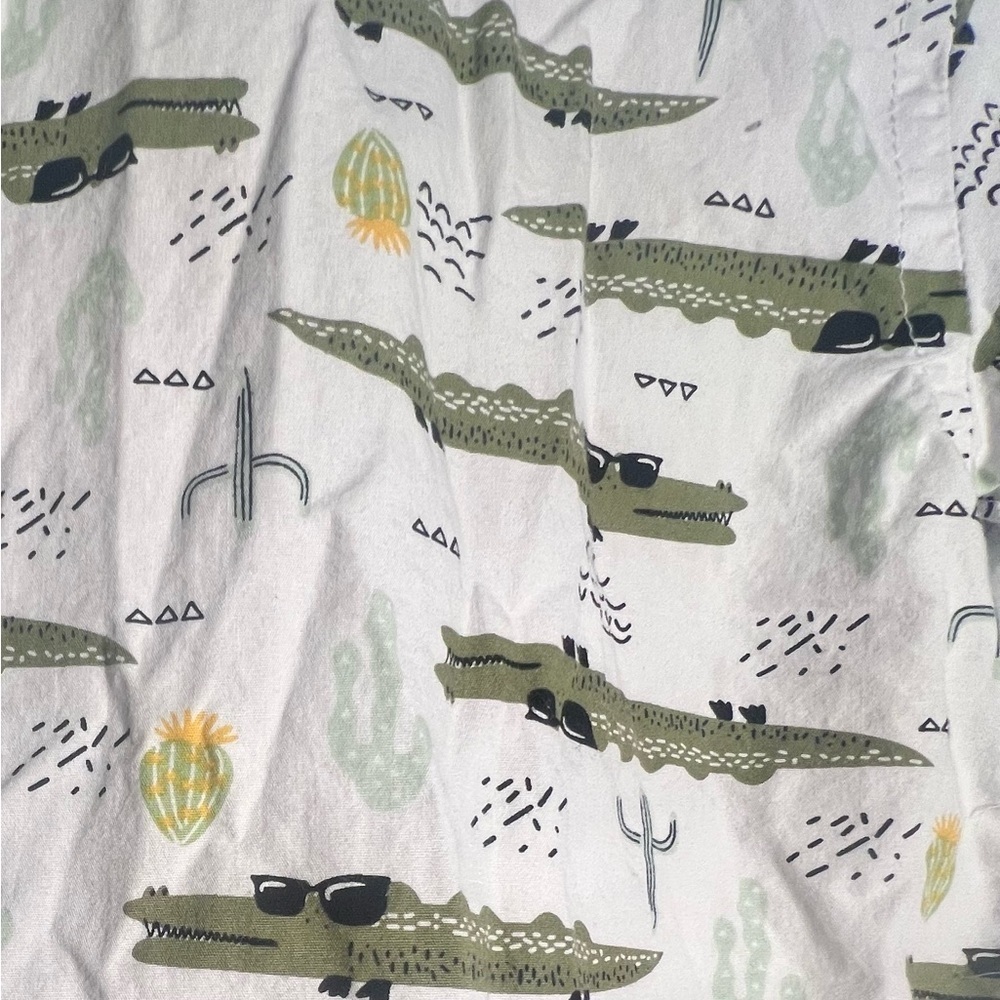 Kids White Patterned Shirt - Picture 4 of 4